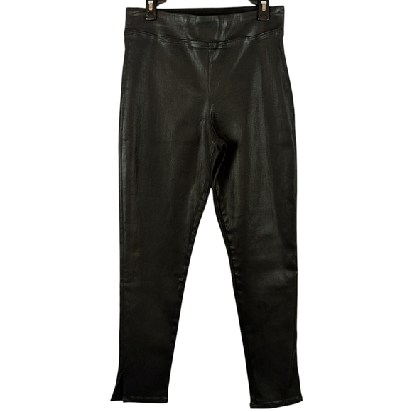 Frame Denim The Jet Set Skinny Crop Denim Noir Coated Black 30-34 (Frame 2) NWT - Picture 3 of 16